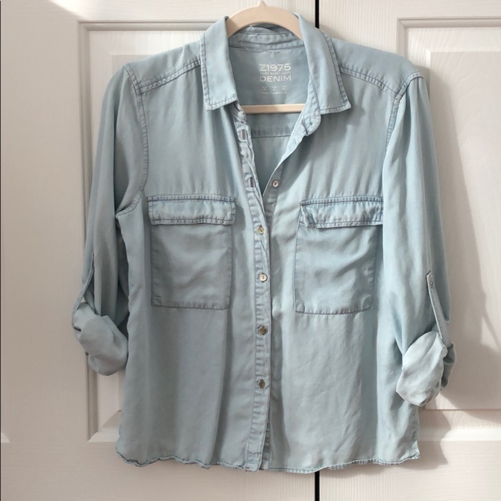 Zara denim shirt